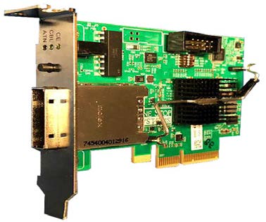 Switch-based, PCIe x4 Gen3 Host
